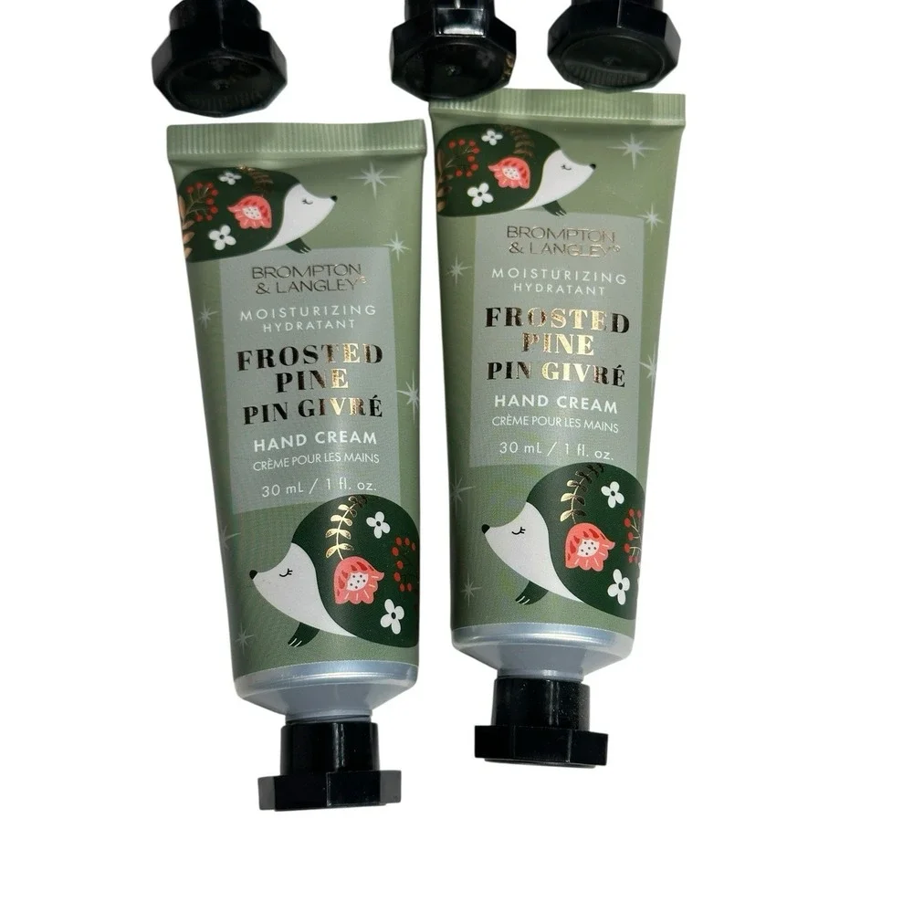 NEW brompton‎ & langley hand creams 1 oz lot of 5 FROSTED PINE
